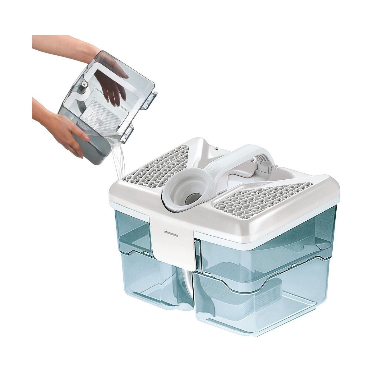 Aspirateur laveur Cycloon Hybrid Pet & Friends orange, THOMAS