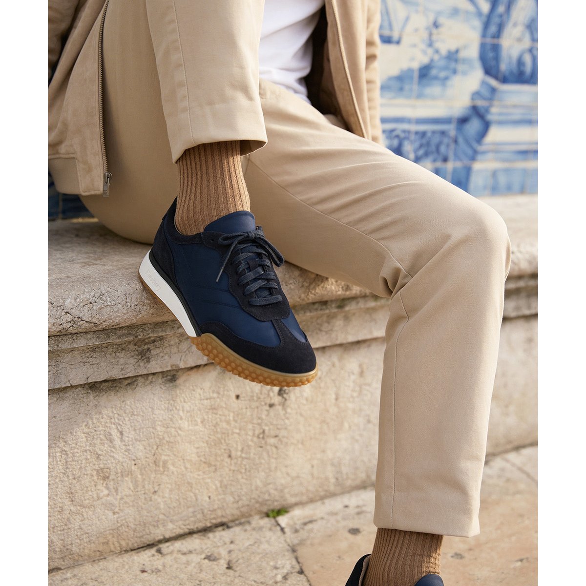 Sneakers MATHIS bleu marine, FINSBURY