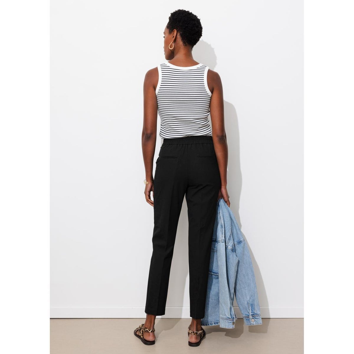 Pantalon cigarette noir, PROMOD