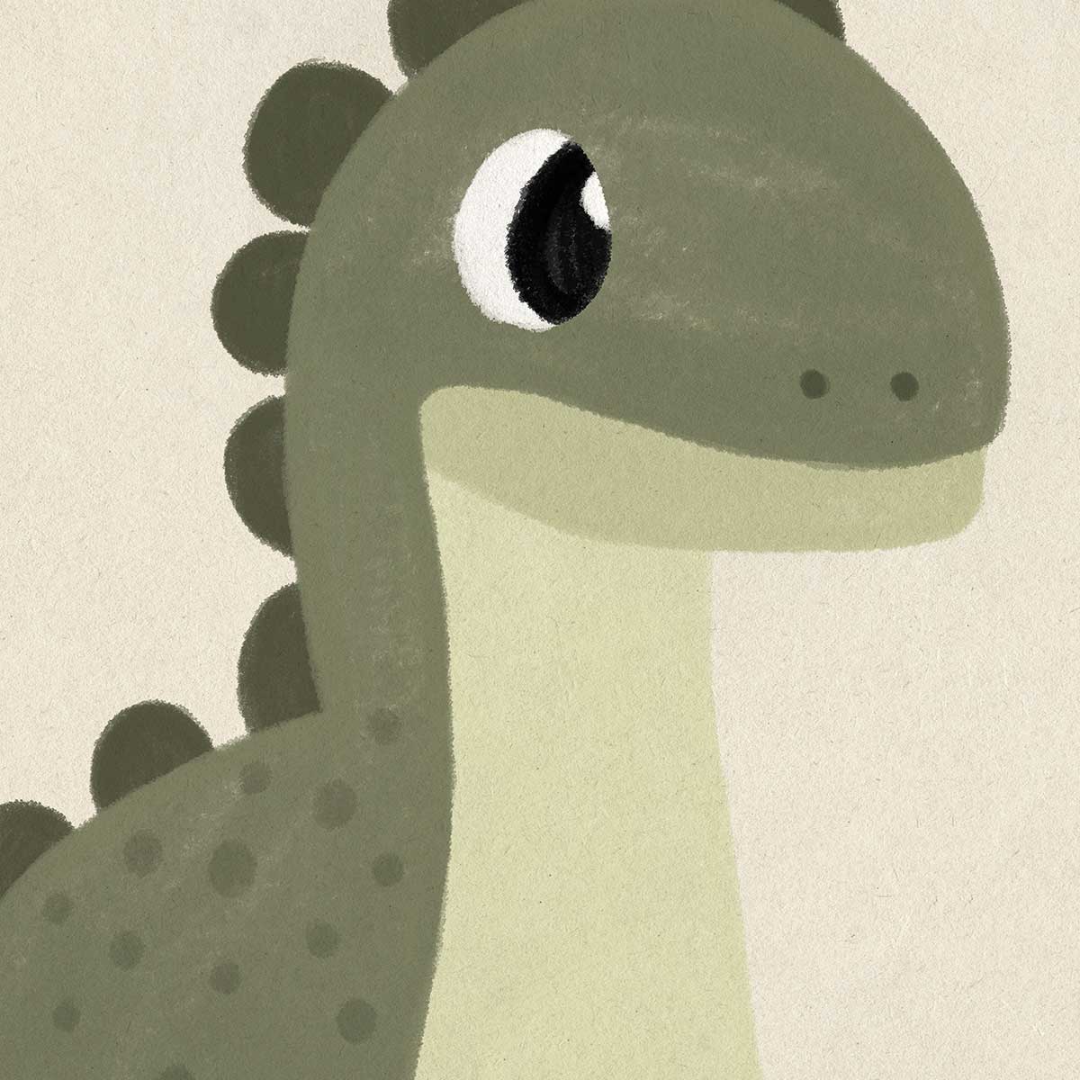 Affiche enfant coco dinosaure affiche seule, HEXOA
