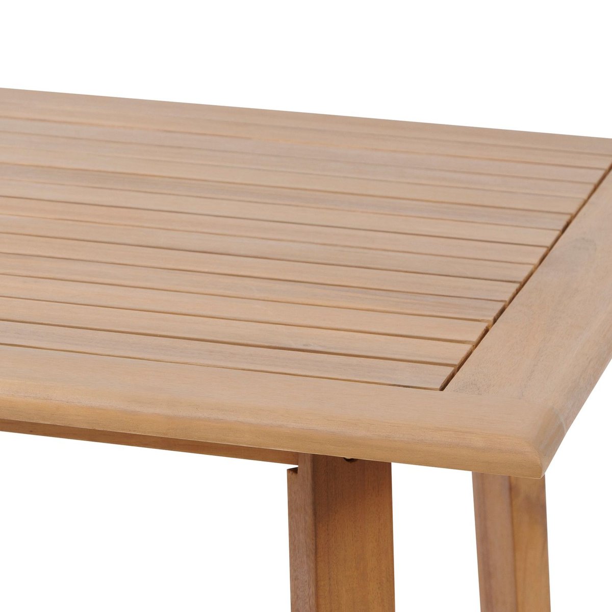 Table de jardin haute en acacia 4 places TIWI beige, HESPERIDE