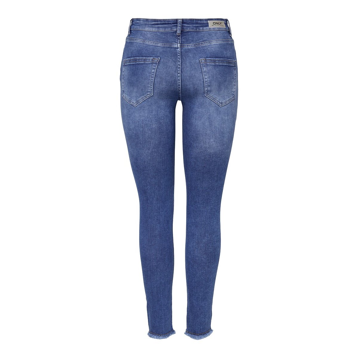 Jean skinny taille haute stone délavé, ONLY