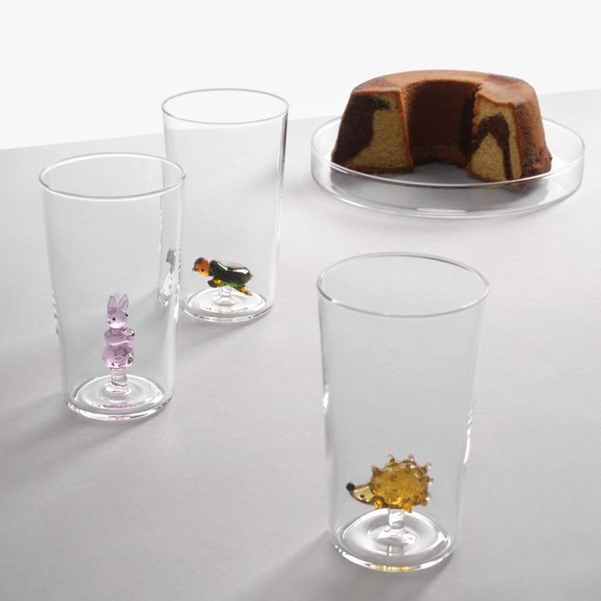 Verre escargot long drink  ANIMAL FARM multicolore, ICHENDORF