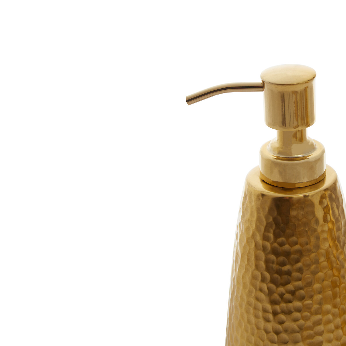 200ml Hammered Effect Soap Dispenser gold-coloured, FIFTY FIVE SOUTH