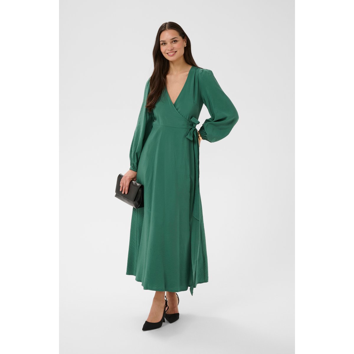 Robe vert posy green, KAFFE