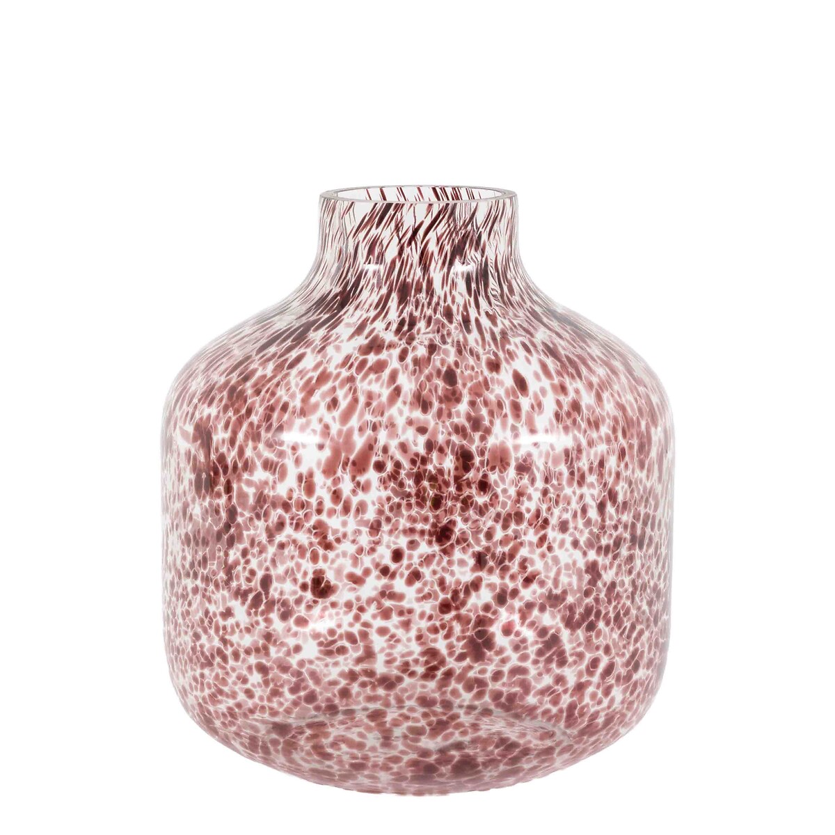 24cm Large Confetti Glass Vase brown , ÉDITÉ