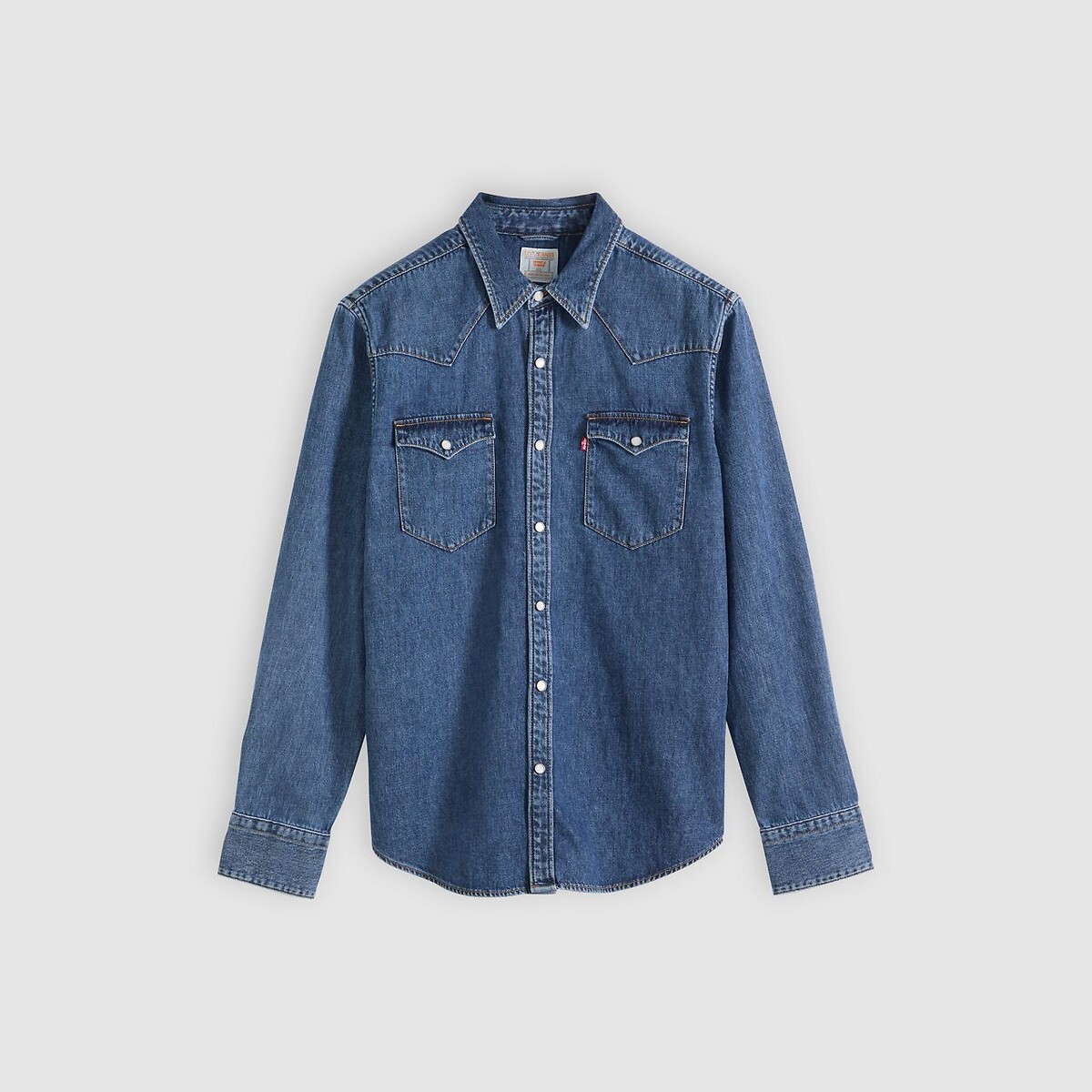 Chemise en jean Barstow Western bleu moyen, LEVI'S