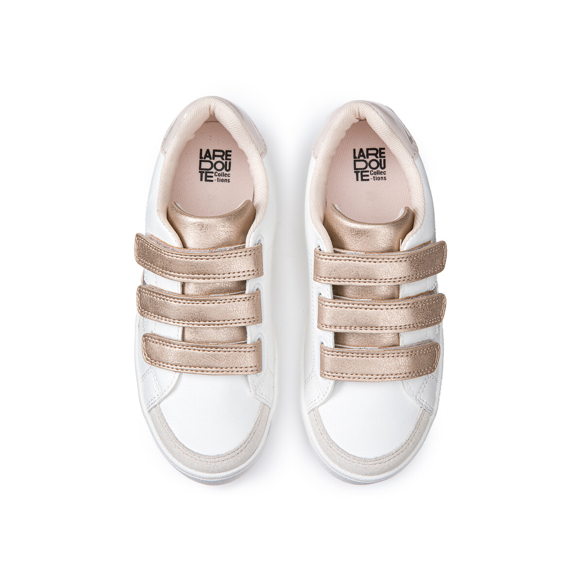 Baskets basses à scratchs, détail étoile blanc, LA REDOUTE COLLECTIONS