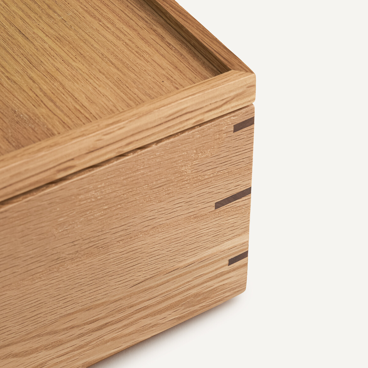 Hibashi Natural Solid Oak Square Storage Box natural oak, AM.PM