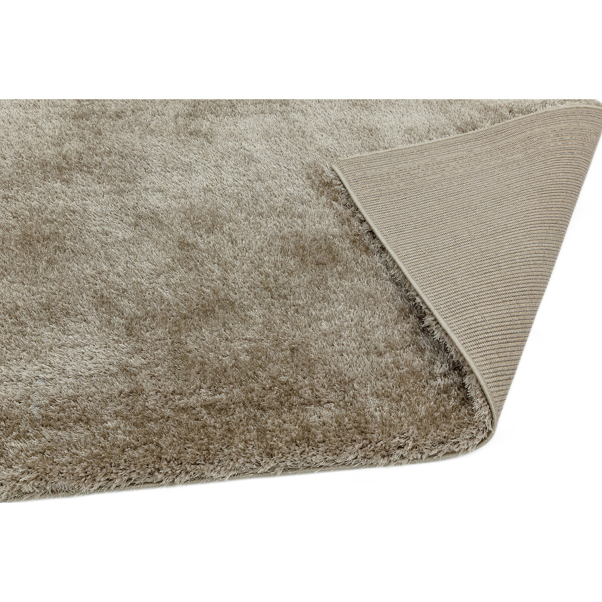 Shimmer Thick Pile Soft Shaggy Rug mink, SO'HOME