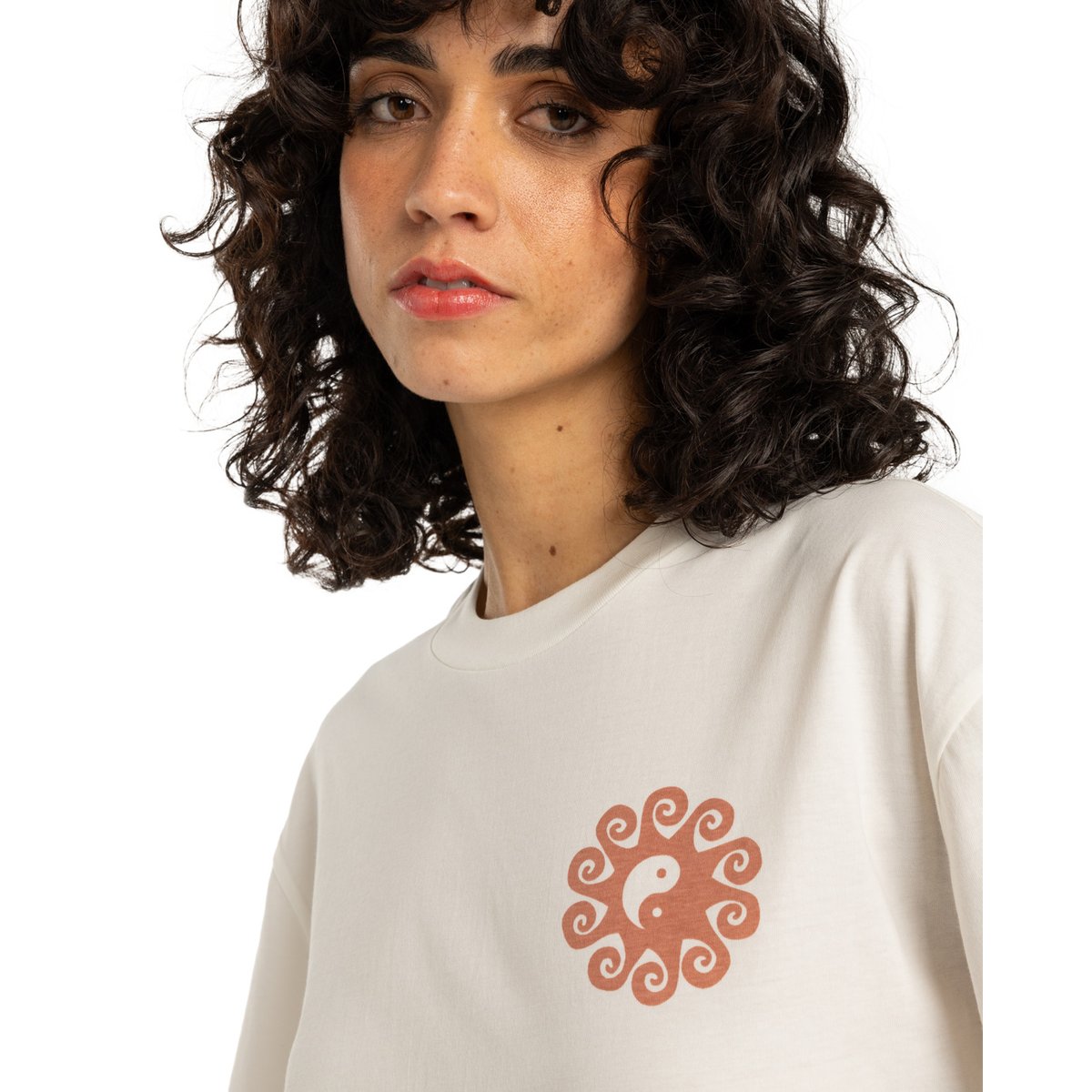 T-shirt à manches courtes SUNSHINE LIVING blanc salt crystal, BILLABONG