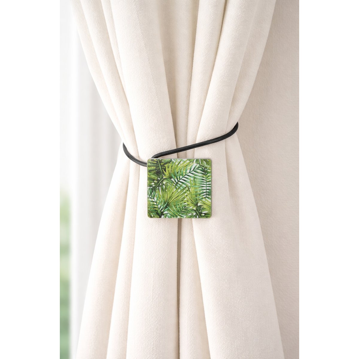 1 Embrasse aimantee feuillages vert, EDEN
