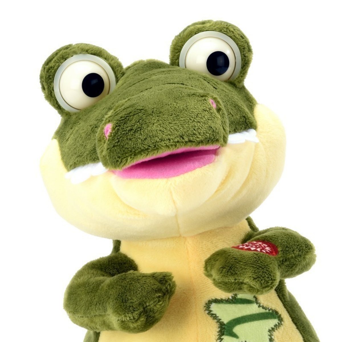 Paulo le croco - peluche animée vert, PIOUPIOU ET MERVEILLES