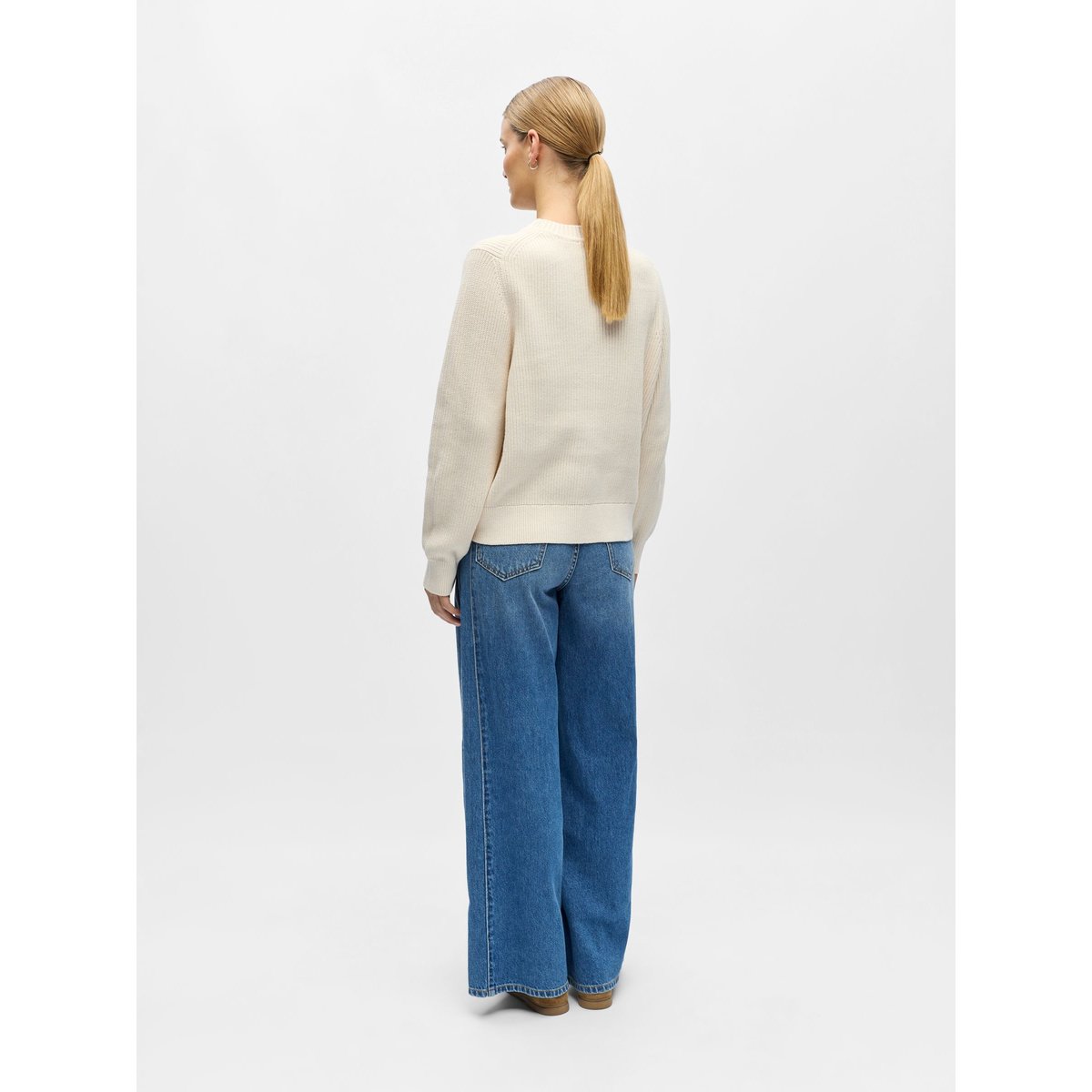 Pullover white sand, OBJECT