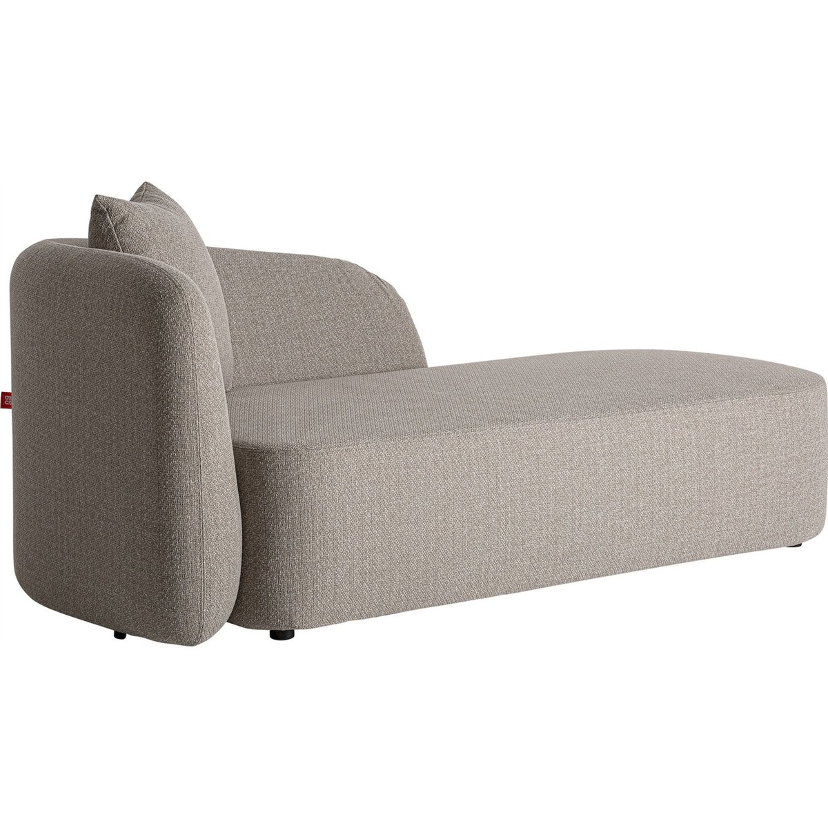 Chaise longue contemporaine collection VACIO taupe, RECOLLECTION