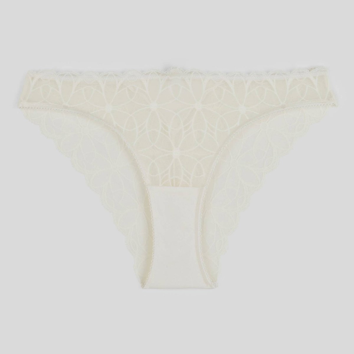 Culotte SELENA en dentelle ivoire, MONOPRIX