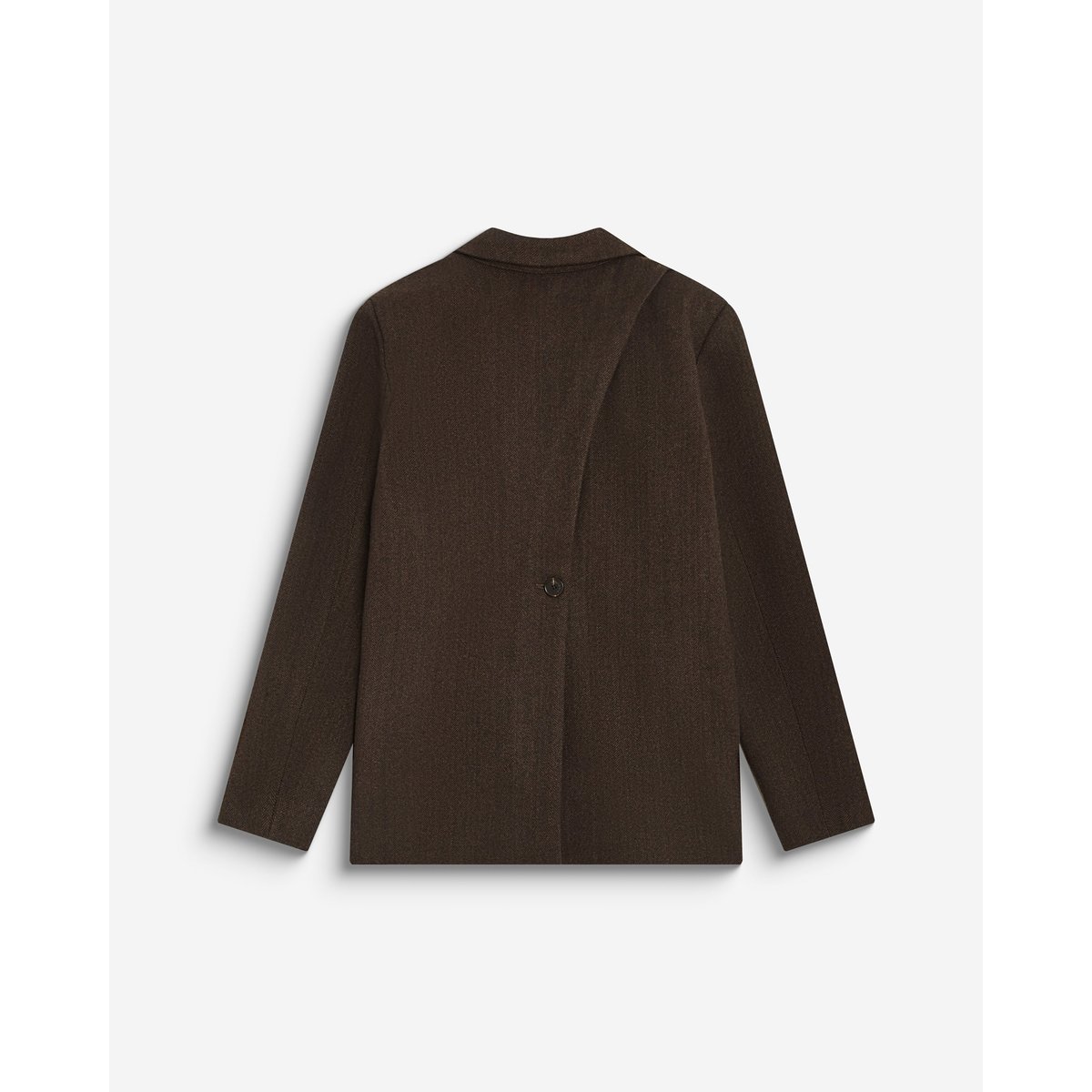 Blazer oversize structuré à boutons au dos chocolat Behati chocolat, GRACE & MILA
