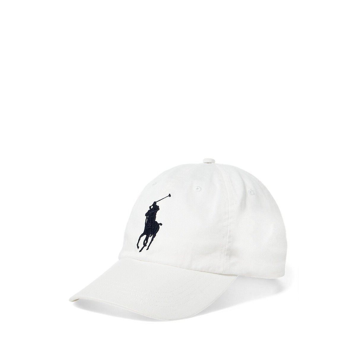 Casquette baseball Big Pony chino blanc, POLO RALPH LAUREN