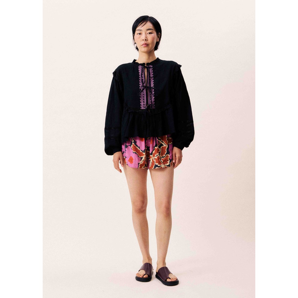 Blouse LYSANDRA noir, FRNCH