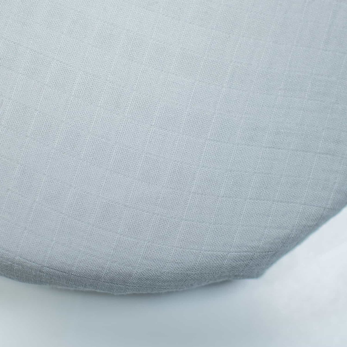 Drap housse couffin en double gaze à carreaux LUNA gris clair, SEVIRA KIDS