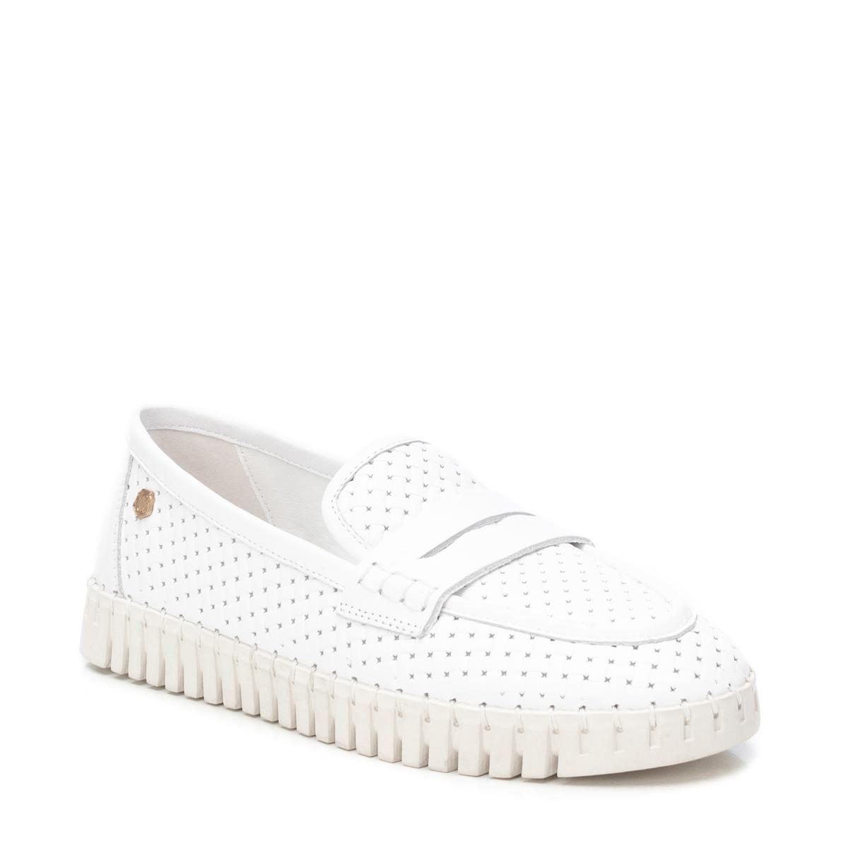 Chaussure Mocassin Plaine Décontractée blanc, CARMELA