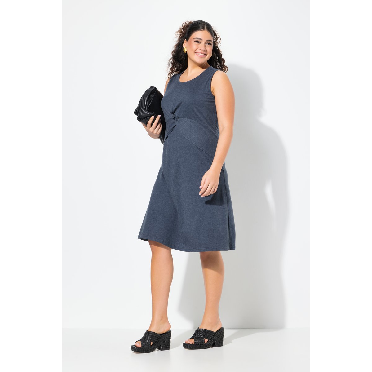 Robe en jersey marine, ULLA POPKEN