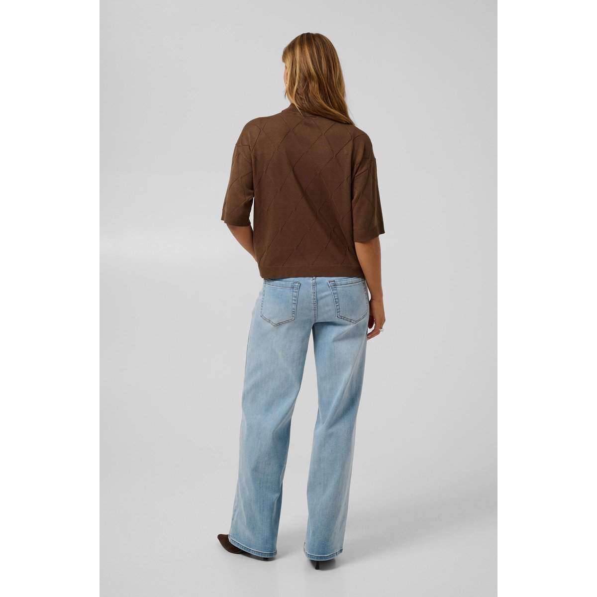 Pullover tricoté vert carafe, KAFFE