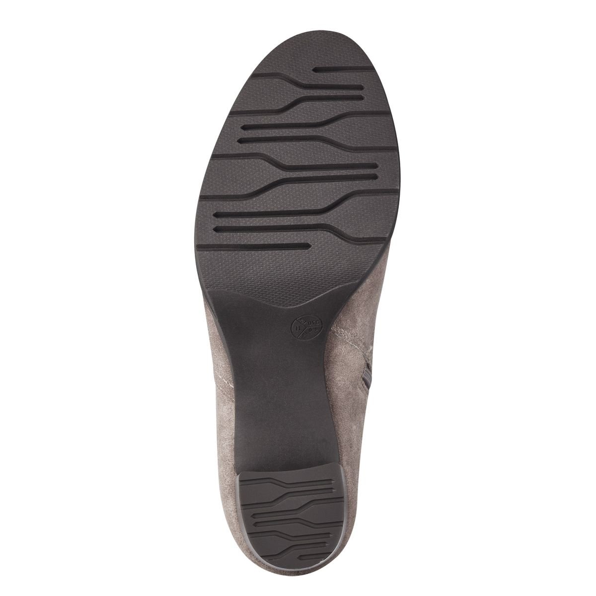 Bottes talon bloc marron poivre, JANA