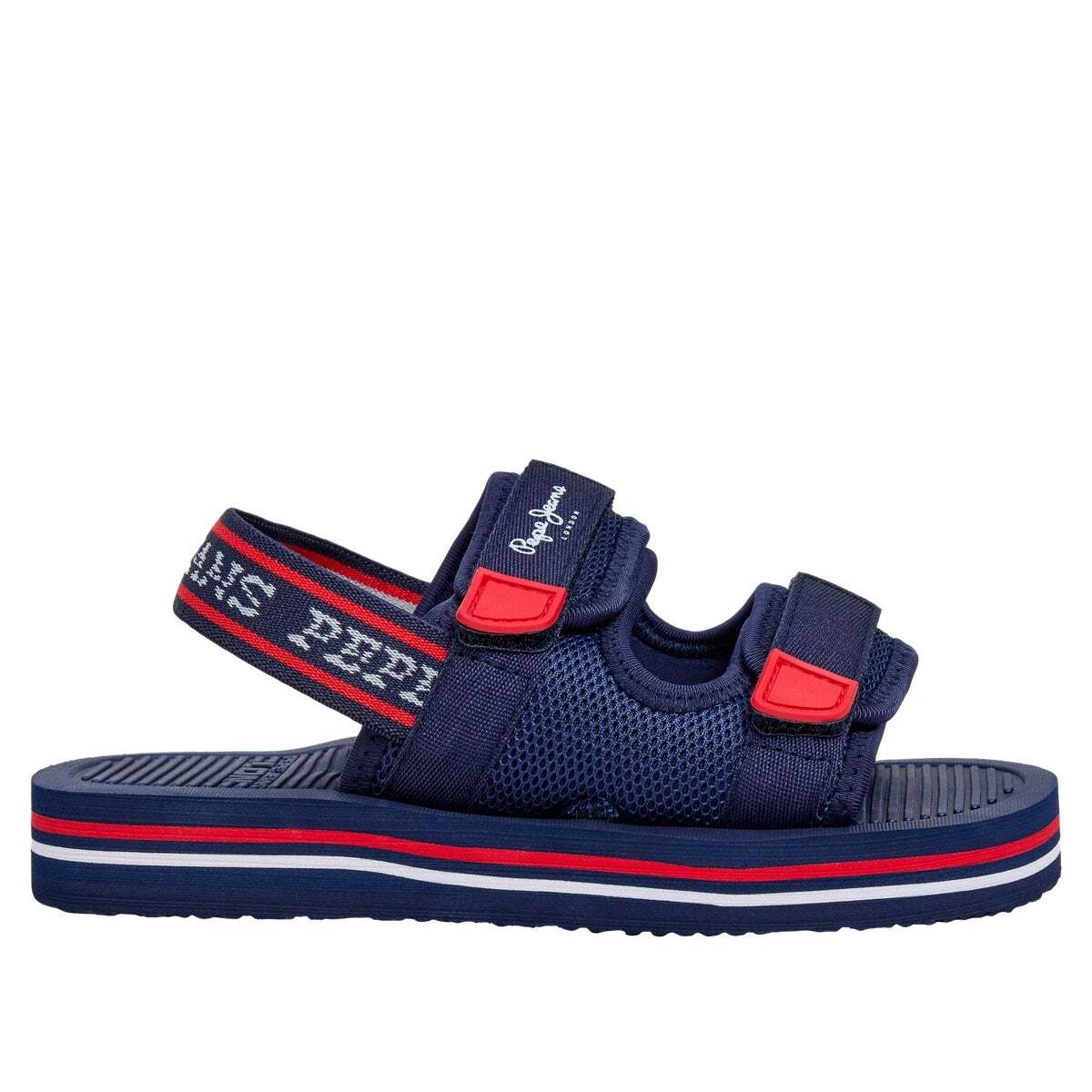 Sandales Trek Avec Fermeture Velcro marine, PEPE JEANS