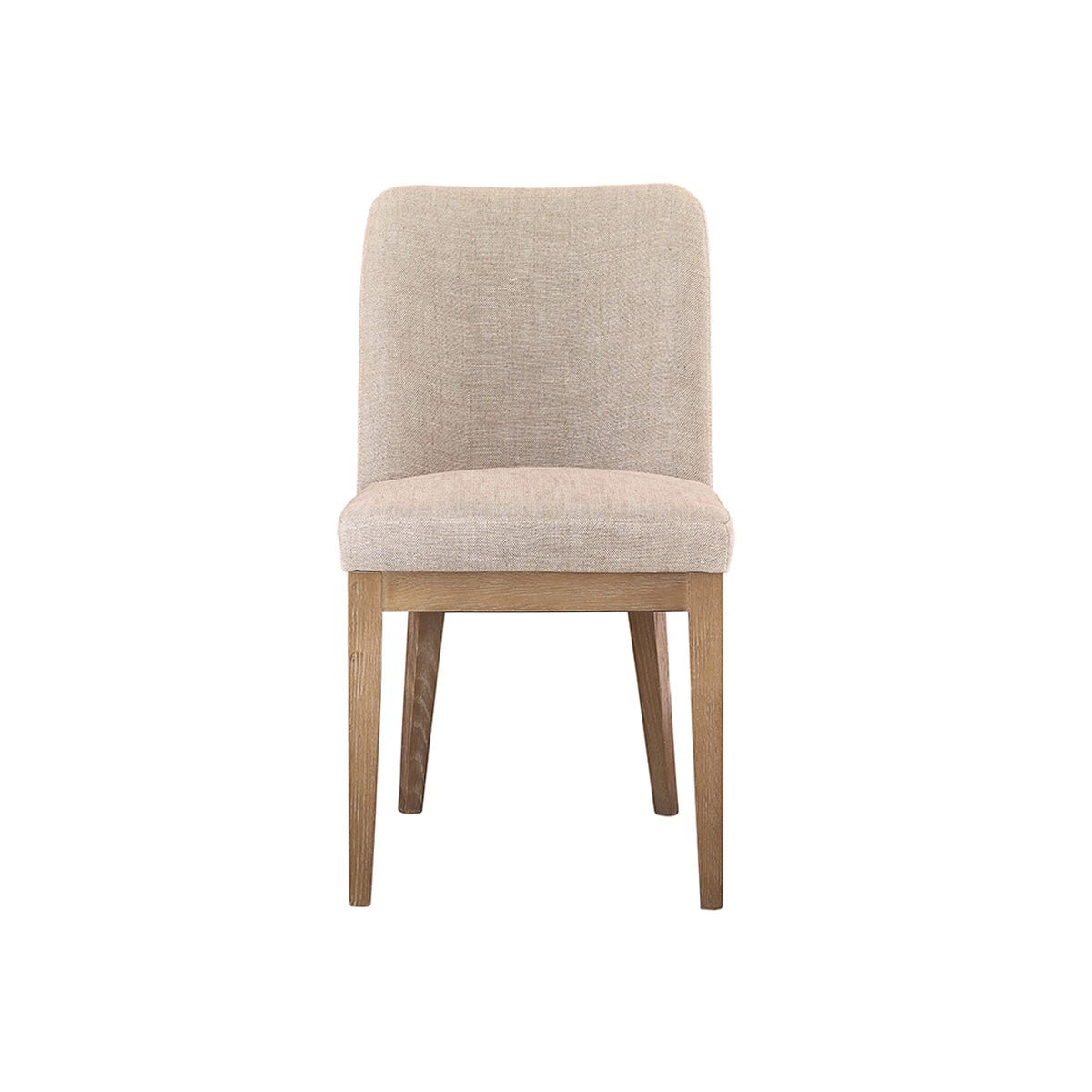 Chaise en chêne massif et lin MARGOT naturel, BERAH GETAH