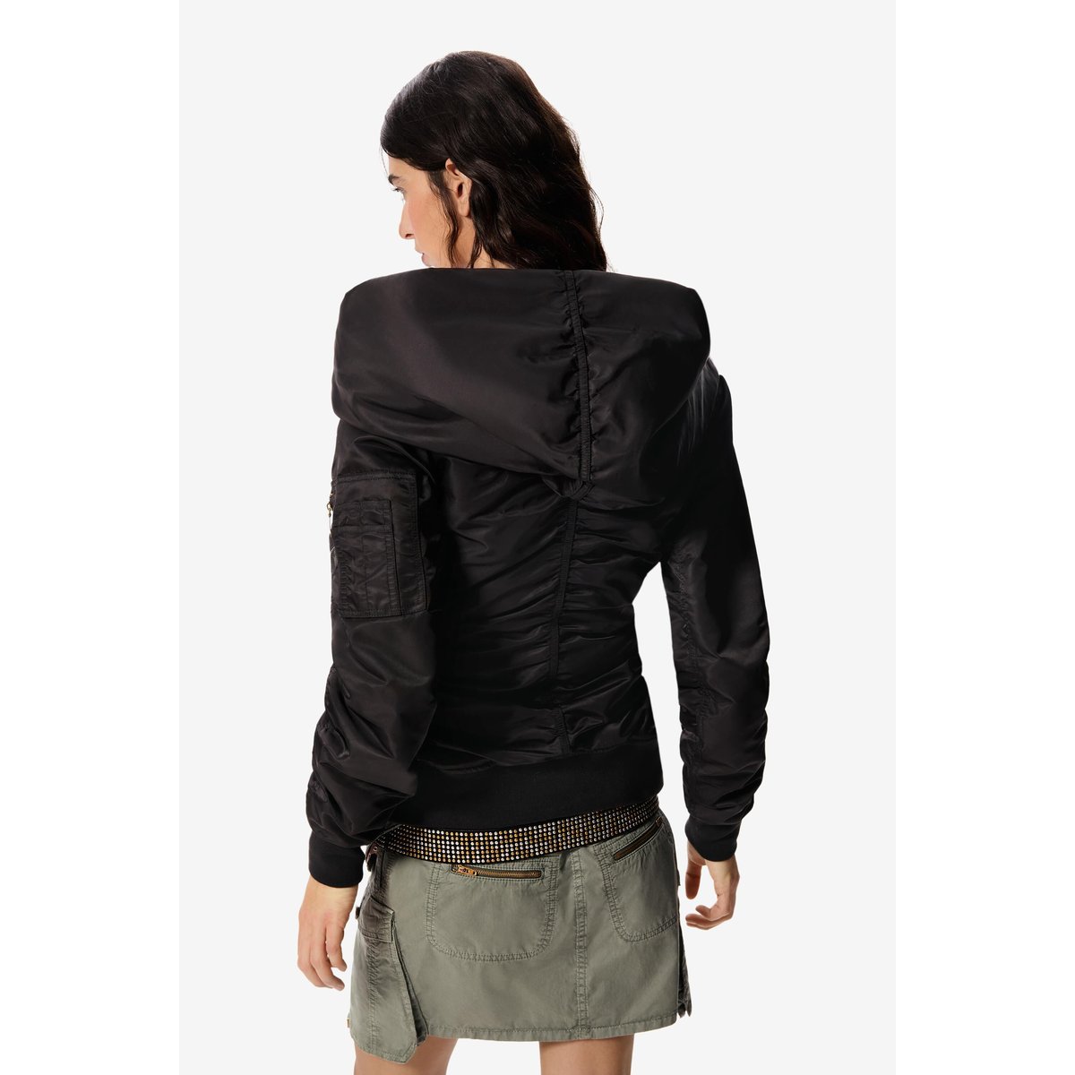 Jupe mini masha popova vert, DESIGUAL