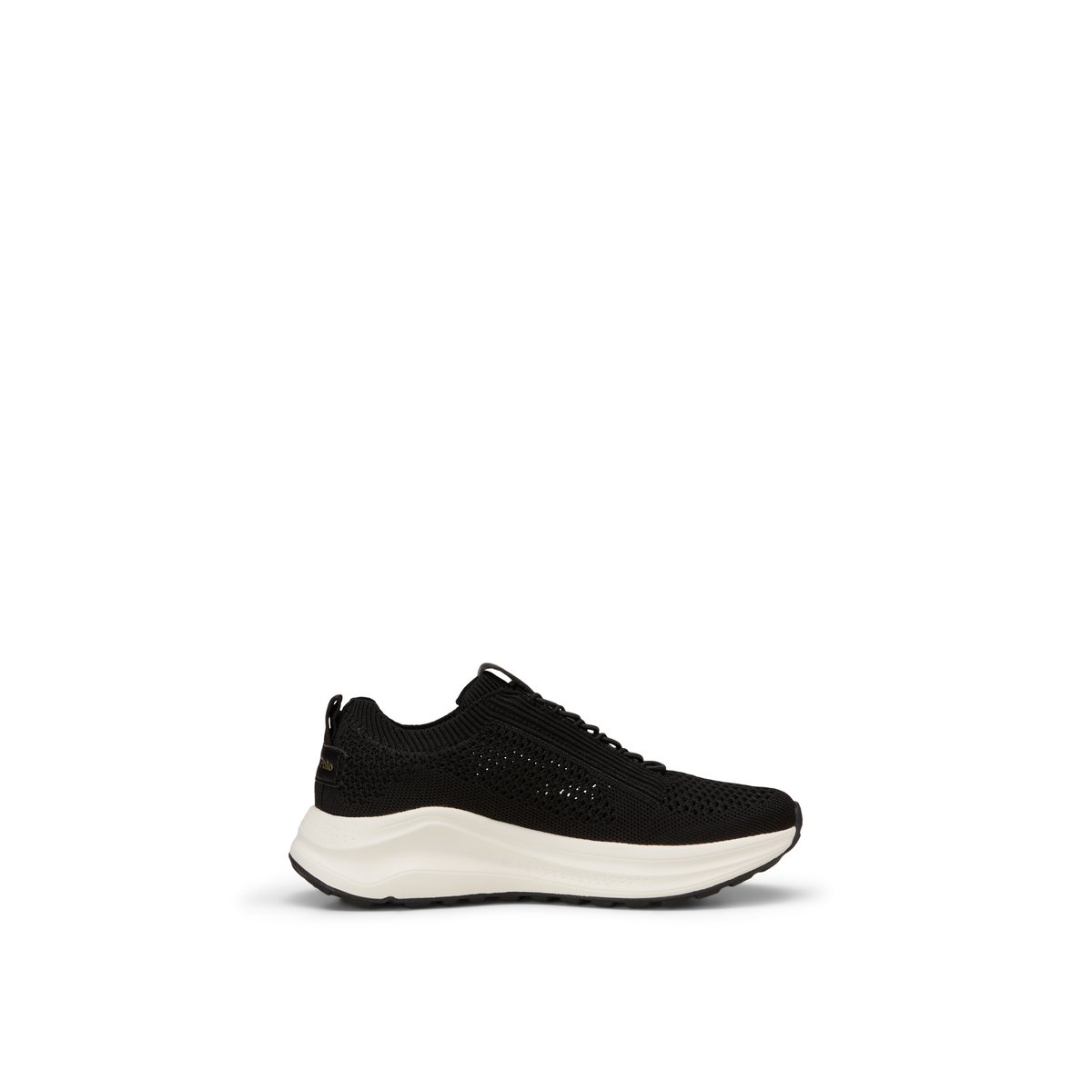 Baskets en tricot modèle Liv en polyester recyclé noir, MARC O'POLO