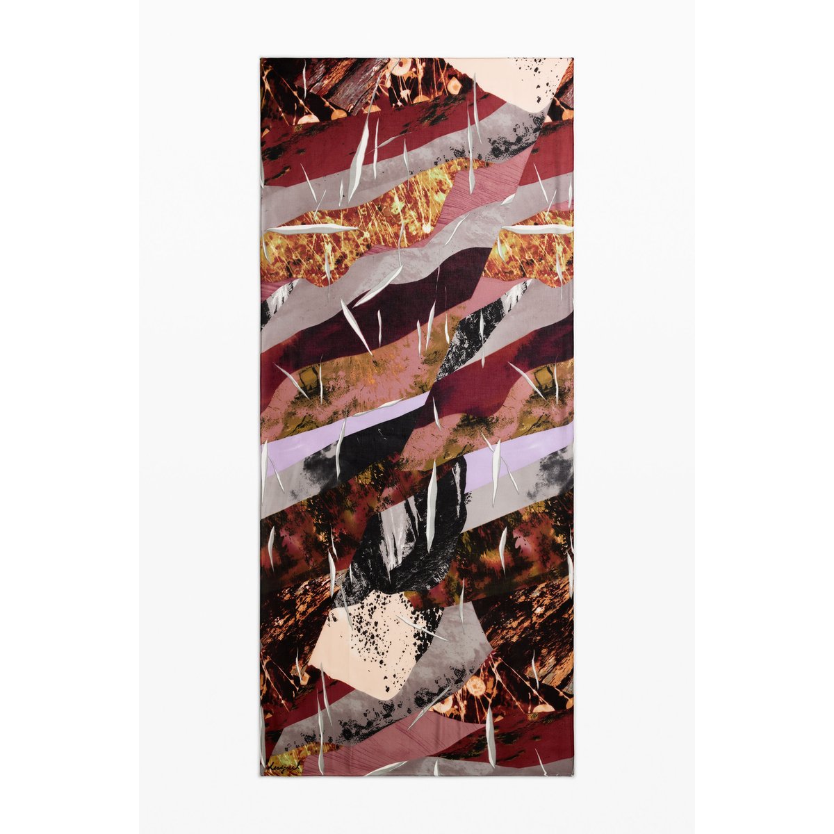 Foulard rectangulaire imprimé multicolore, DESIGUAL