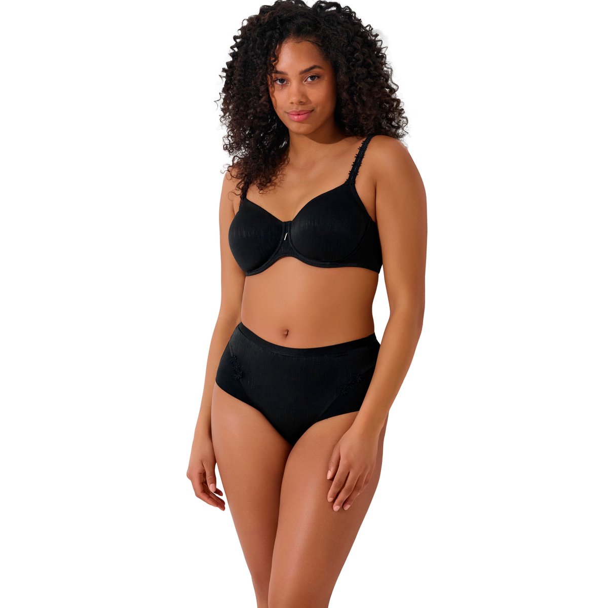 Soutien-gorge armaturé GRACIA F et G noir, LISCA