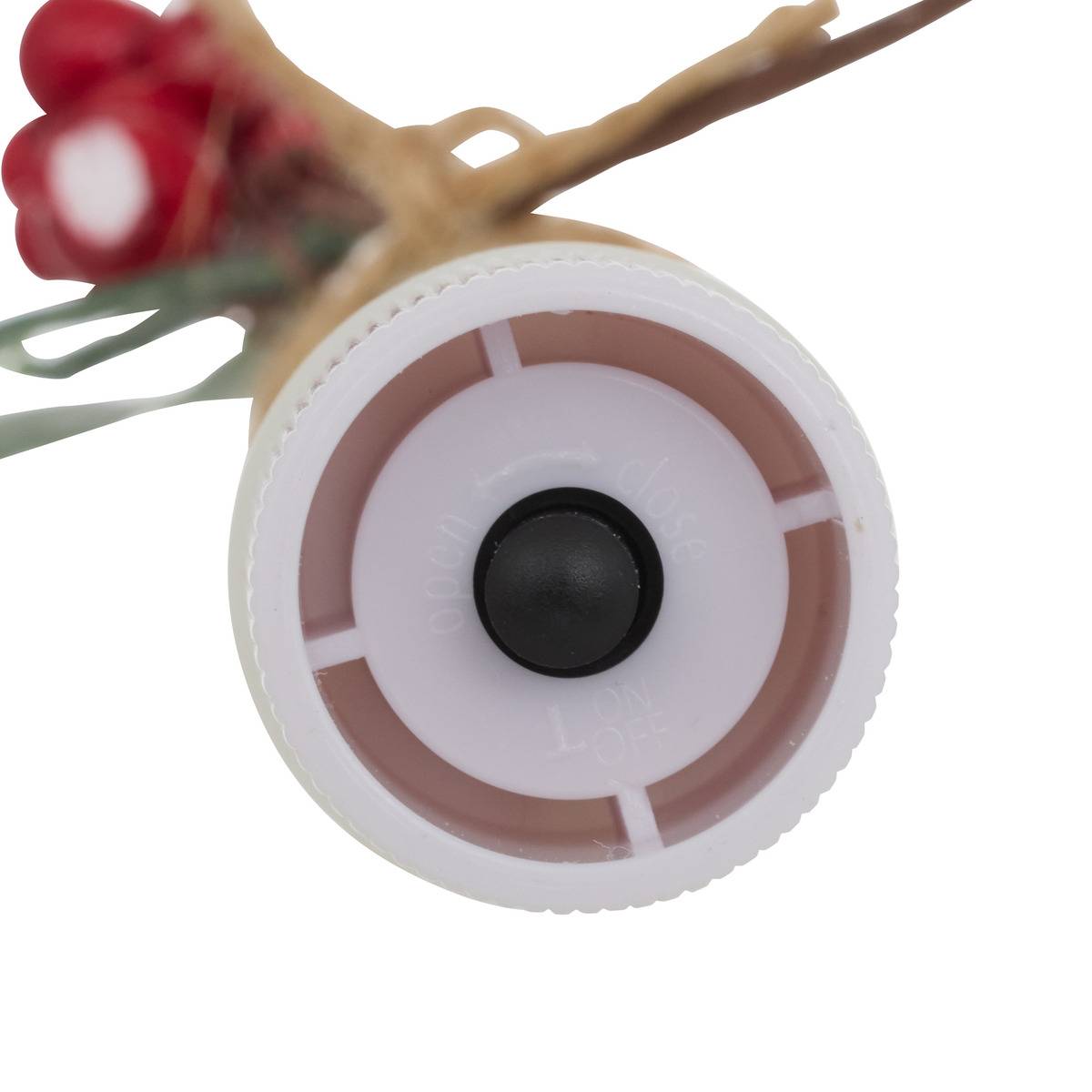 Lot de 2 bougies LED Lupa bâton blanc blanc, ATMOSPHERA