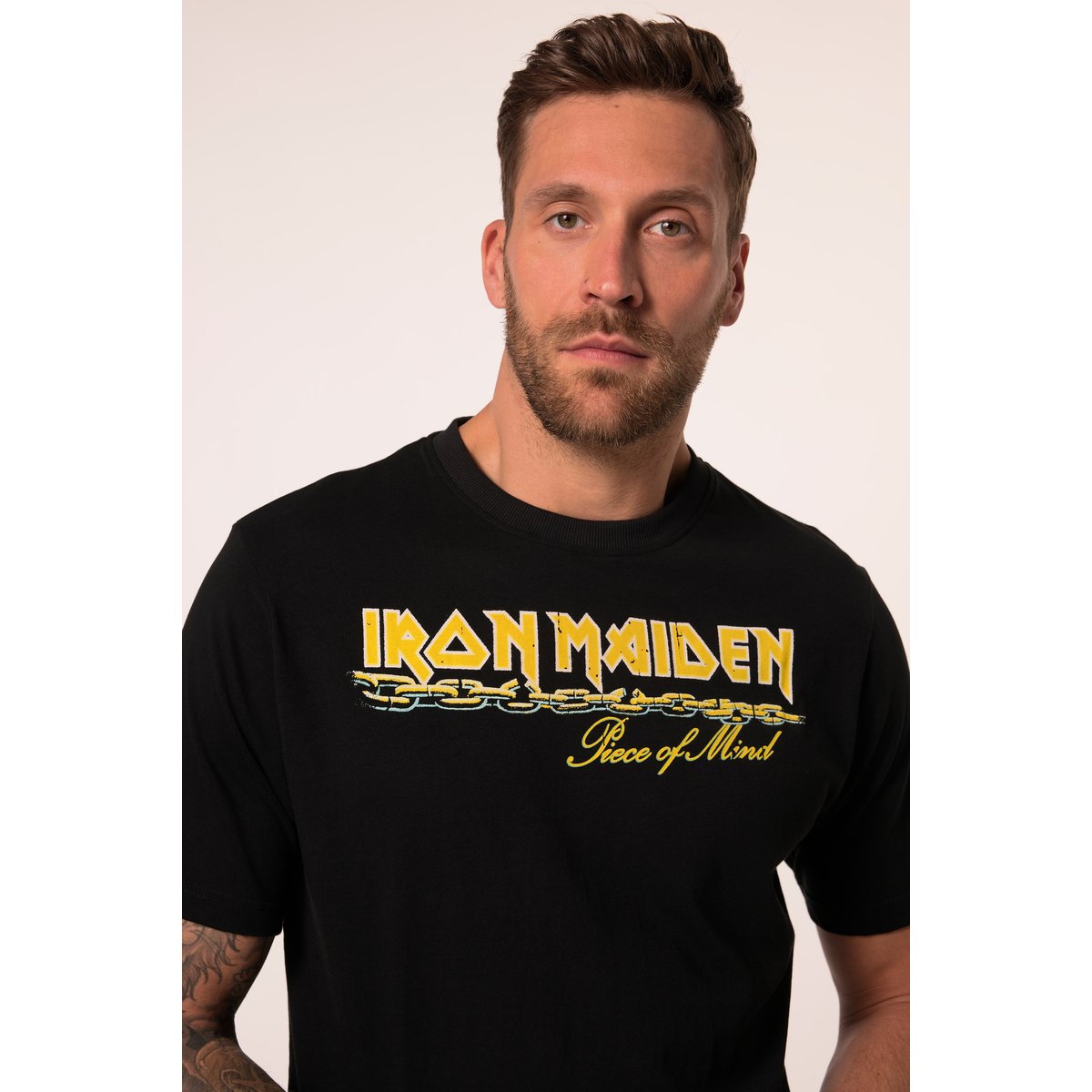 T-shirt à manches courtes, groupe Iron Maiden noir, JP1880