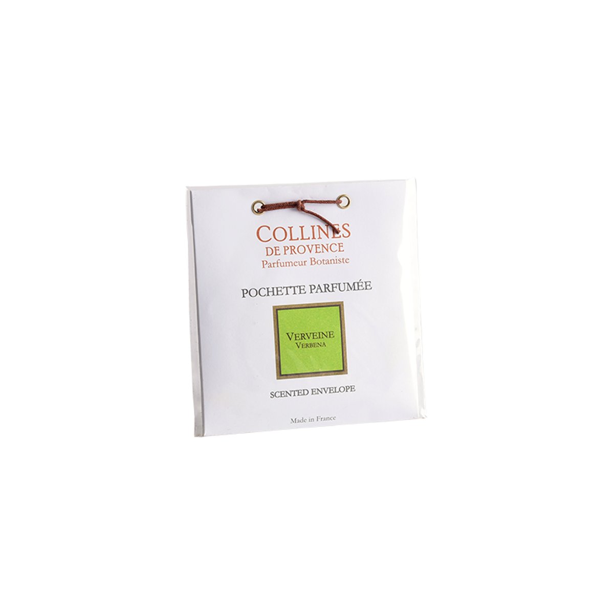 Pochette Parfumée  VERVEINE blanc, COLLINES DE PROVENCE