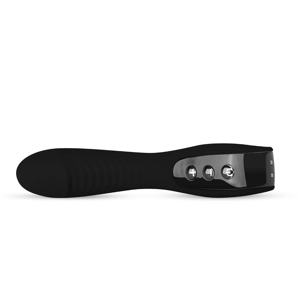 Vibromasseur nervuré point G noir, EASY TOYS