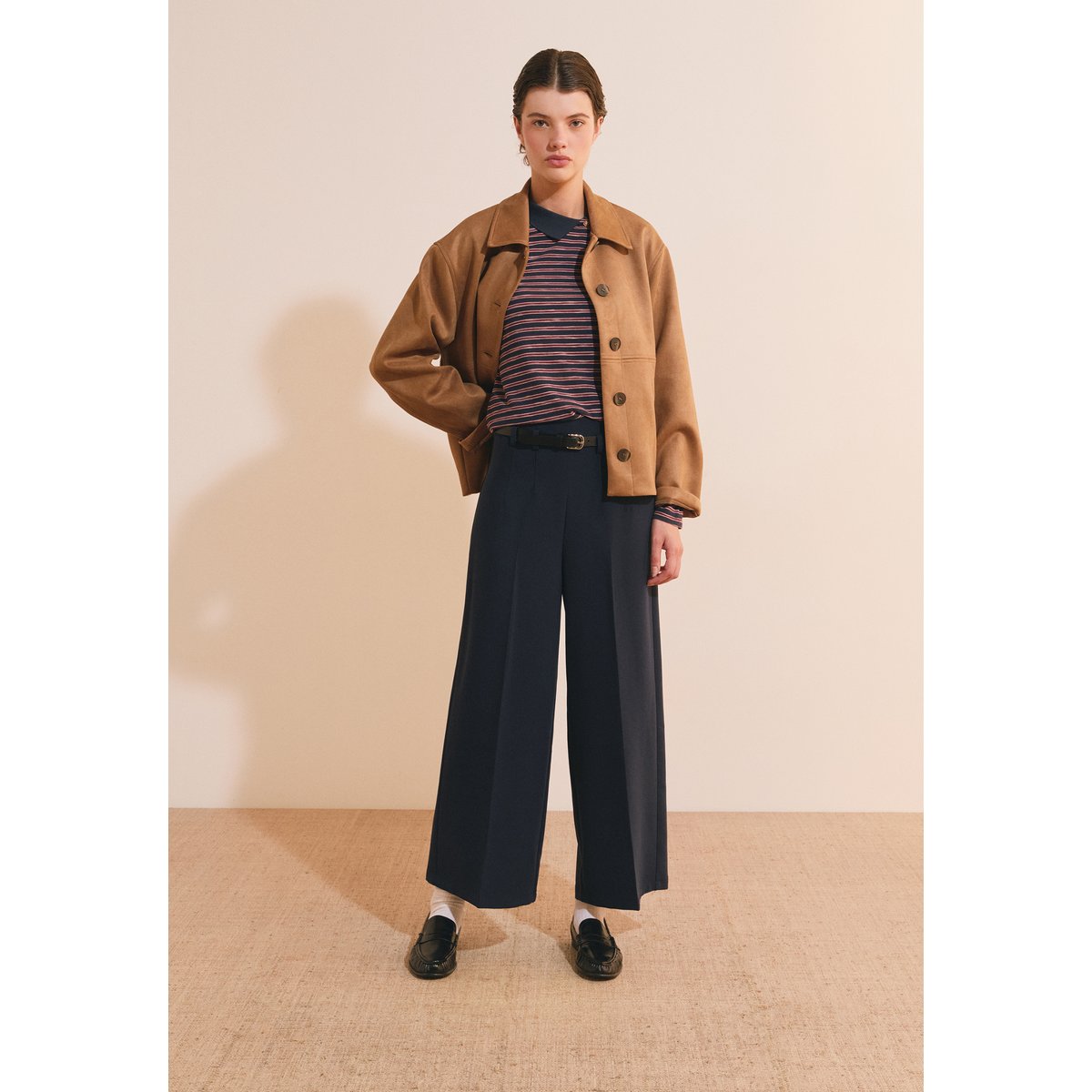 Pantalon cropped ALBAN encre, ETAM