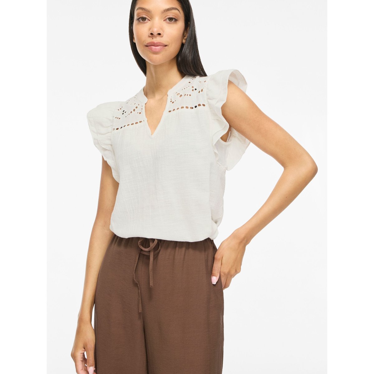Top Sans Manches blanc - cloud dancer1, VILA