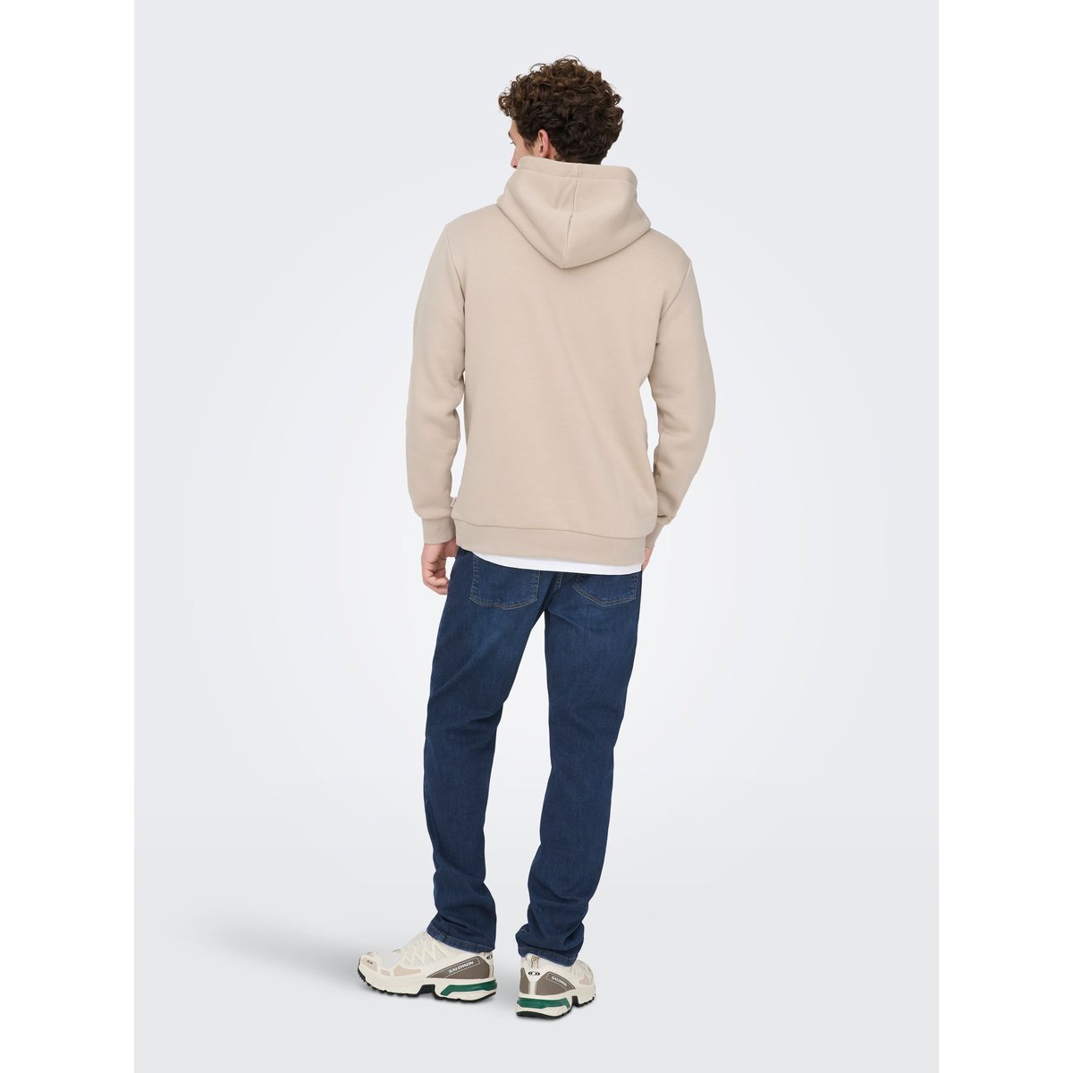 Jean droit Weft dark blue denim, ONLY & SONS