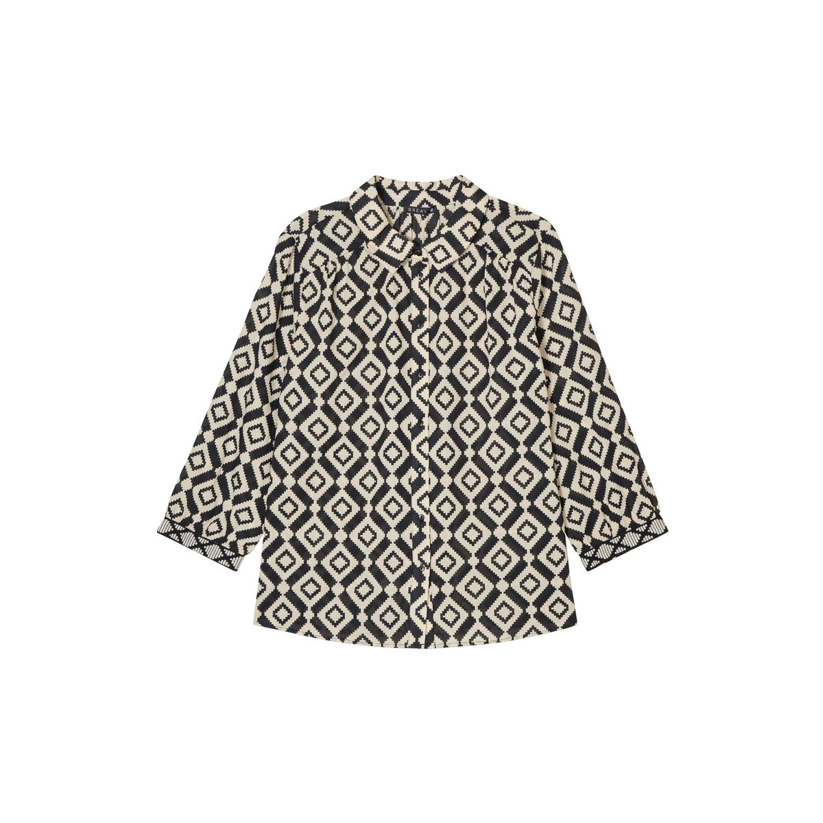 Chemise manches 3/4 noir, BREAL