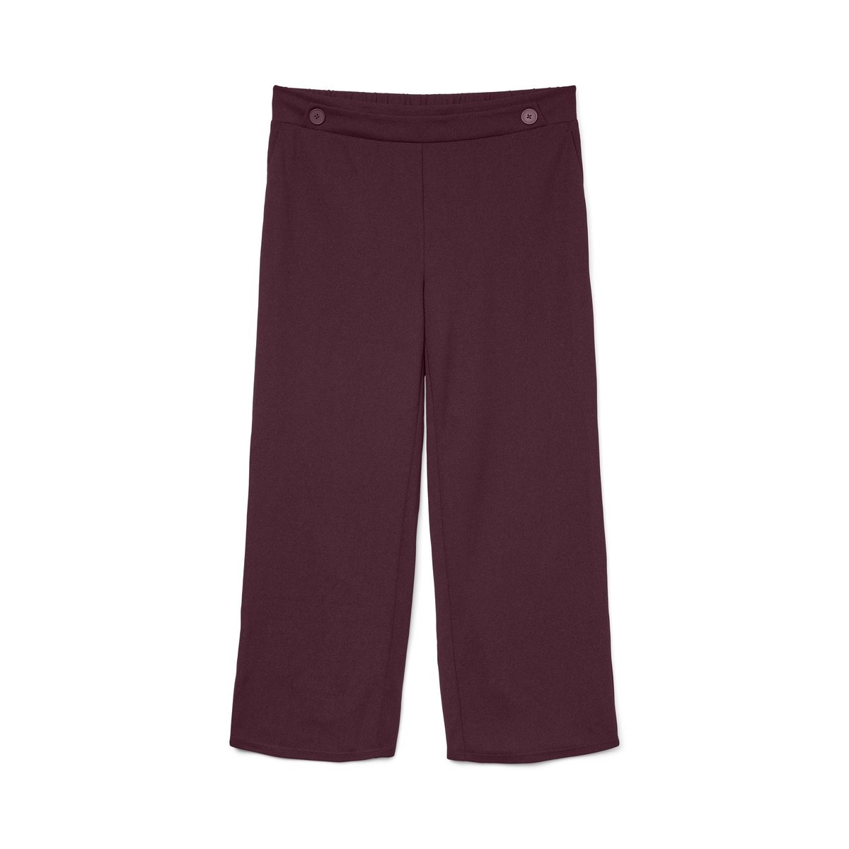 Pantalon À Jambe Large rouge - winetasting 1, VERO MODA