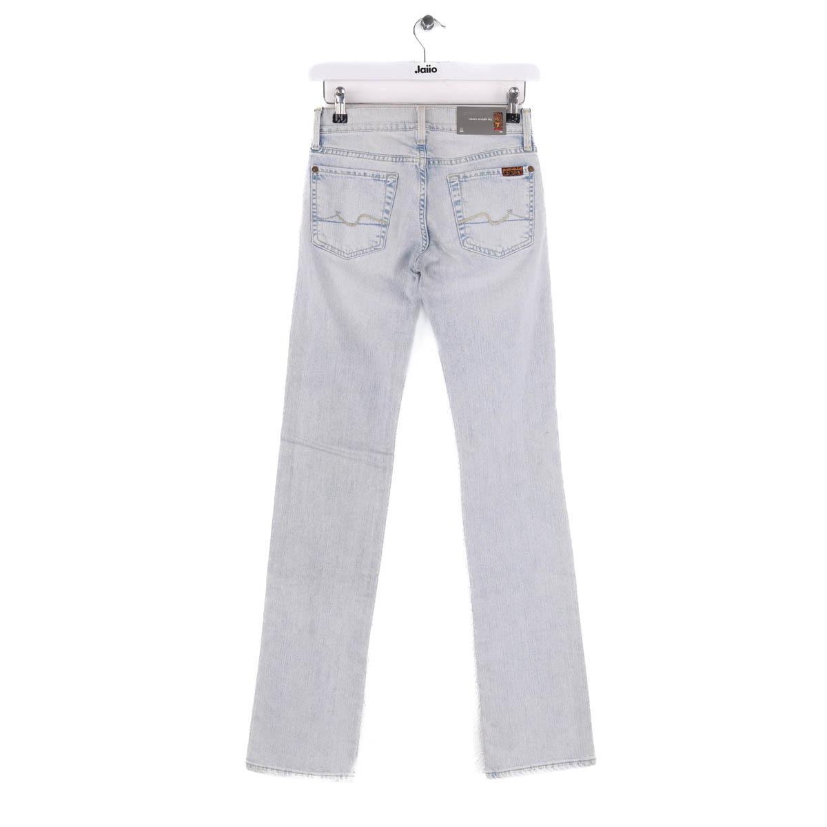 Jean droit - Très Bon État bleu, 7 FOR ALL MANKIND