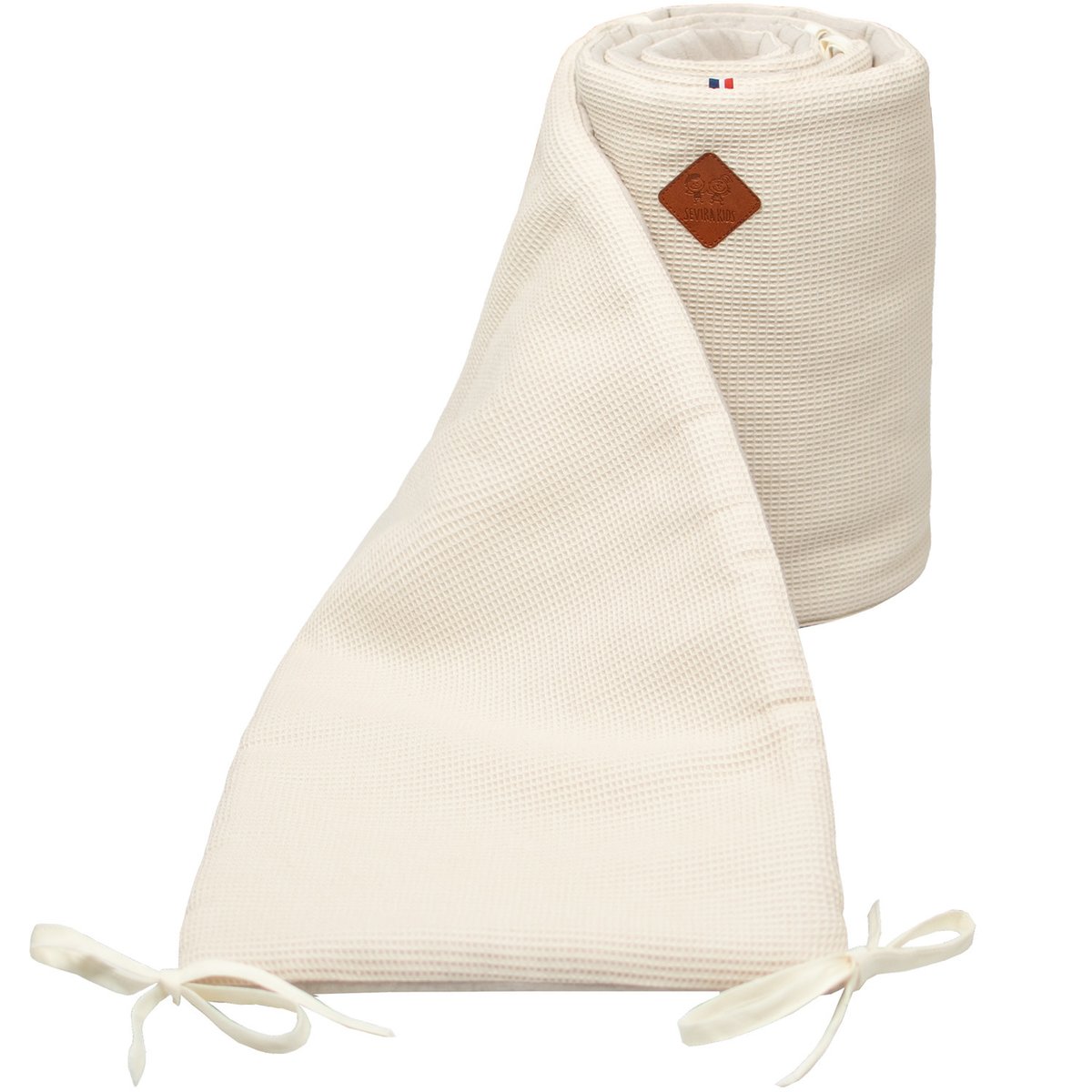 Tour de lit universel en gaze de coton LUNA beige, SEVIRA KIDS