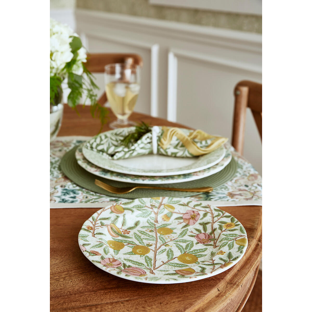 Set of 4 Morris & Co. Assorted Side Plates multi-coloured, MORRIS & CO.