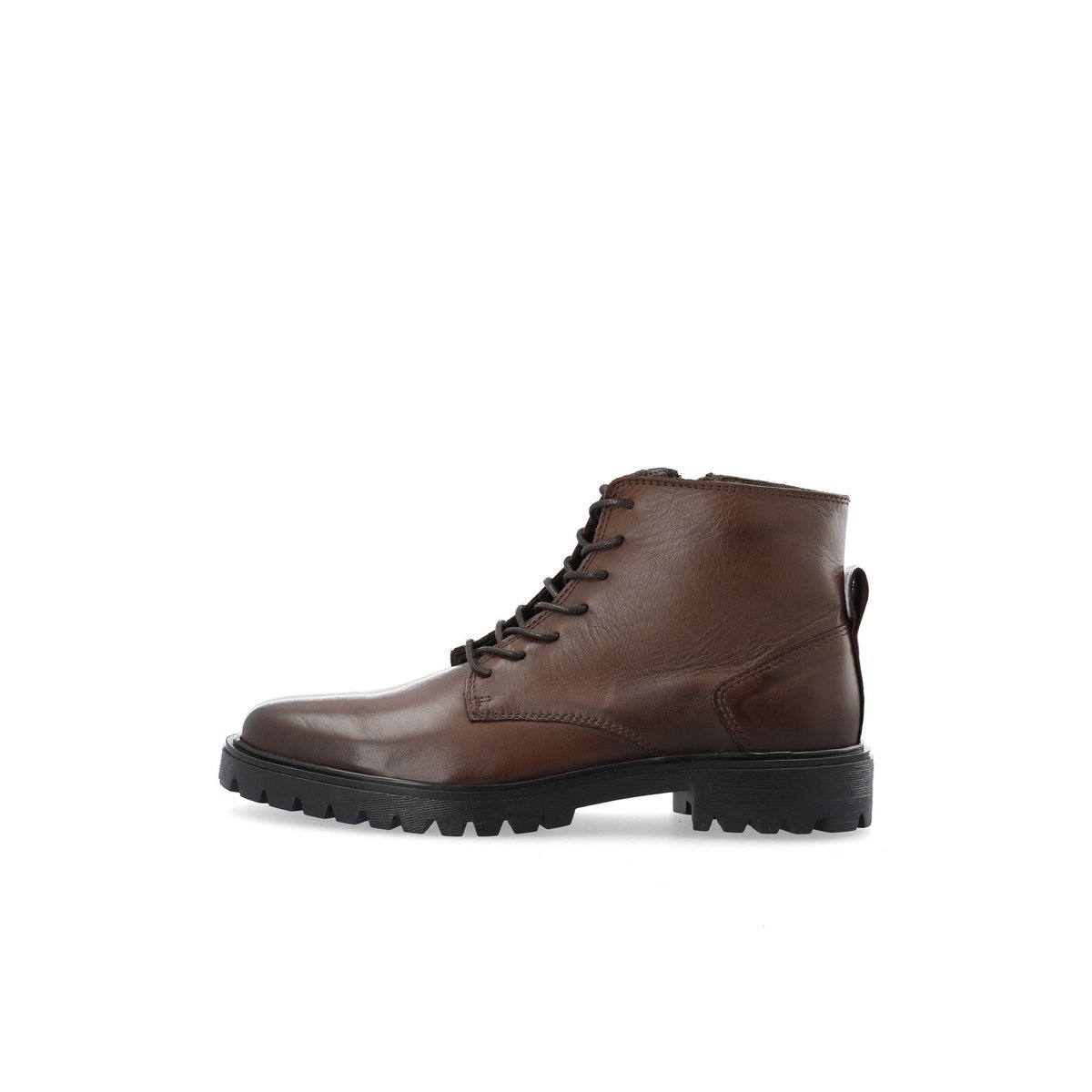 Bottes À Lacets brown, BIANCO