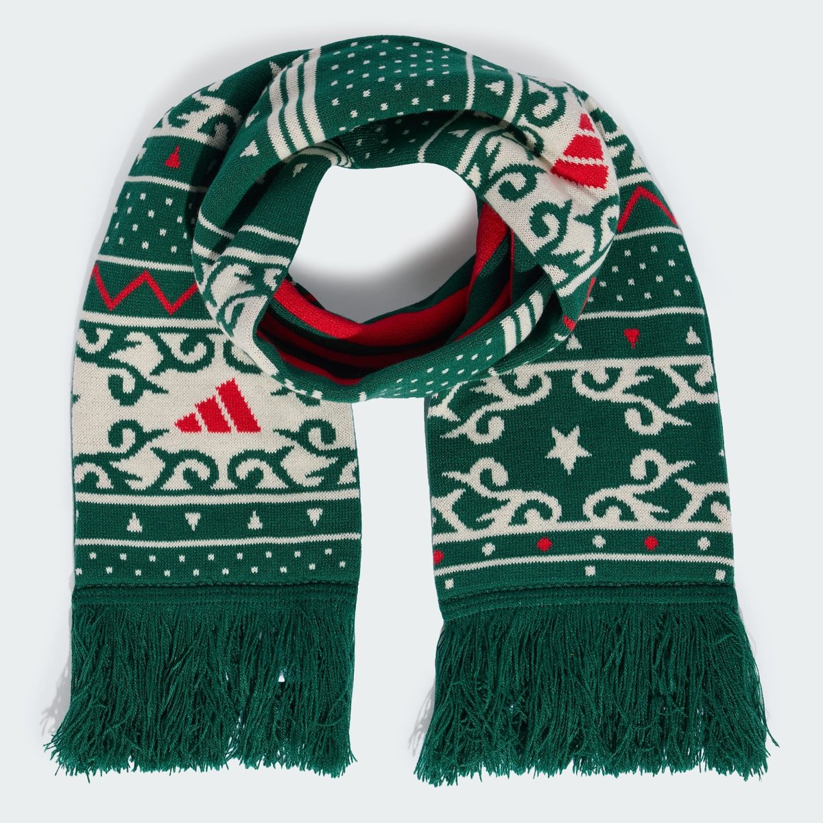 Écharpe Graphique Noël collegiate green / ivory / pure ruby, adidas Performance