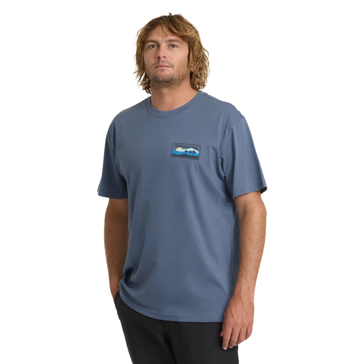 T shirt manches courtes RANGE A/DIV PREMIUM gris china blue, BILLABONG