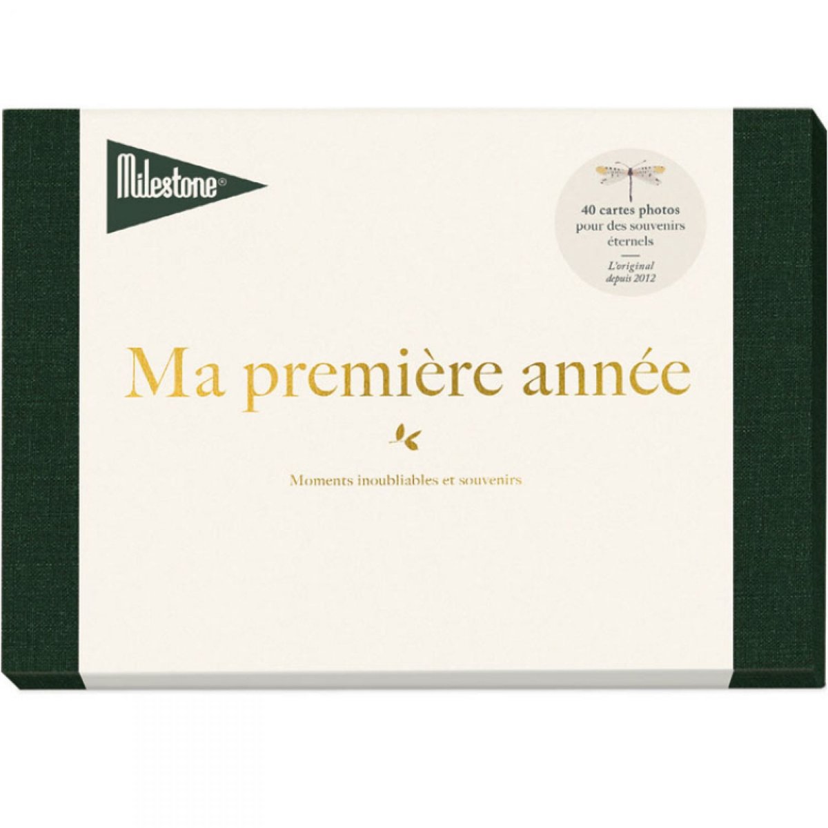Cartes photos souvenir Ma première année collection luxe ABC multicolore, MILESTONE